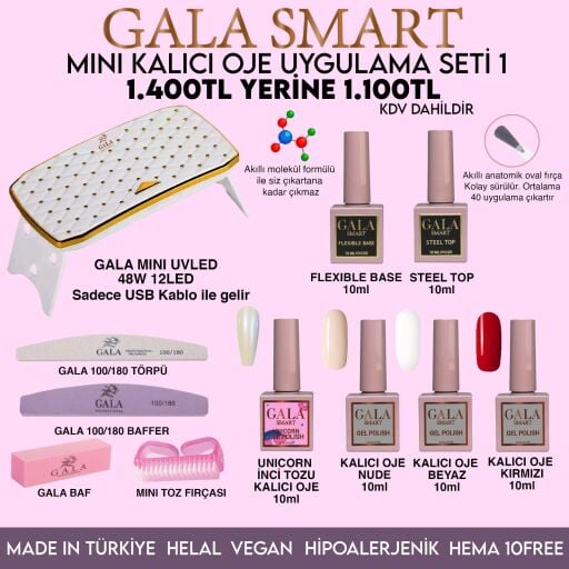 MİNİ KALICI OJE UYGULAMA SETLERİ